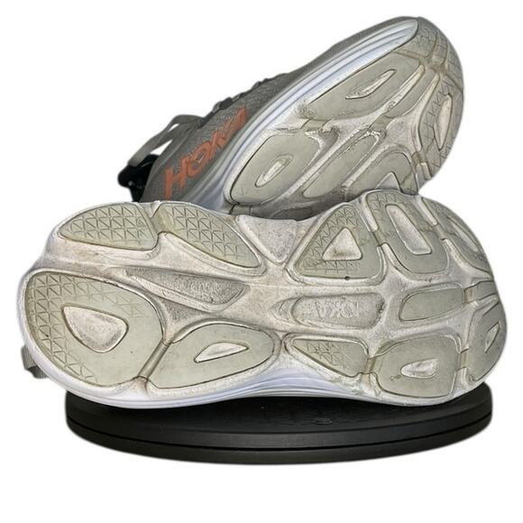 Women's Hoka One One Bondi 8 1127952-HMLR Mesh Running Sneaker Size 8.5 Gray - Picture 5 of 8